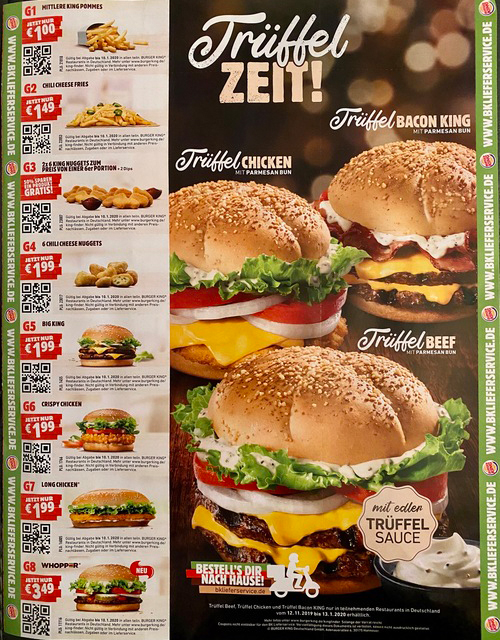 Burger King Gutscheine als PDF bis 10.01.2020